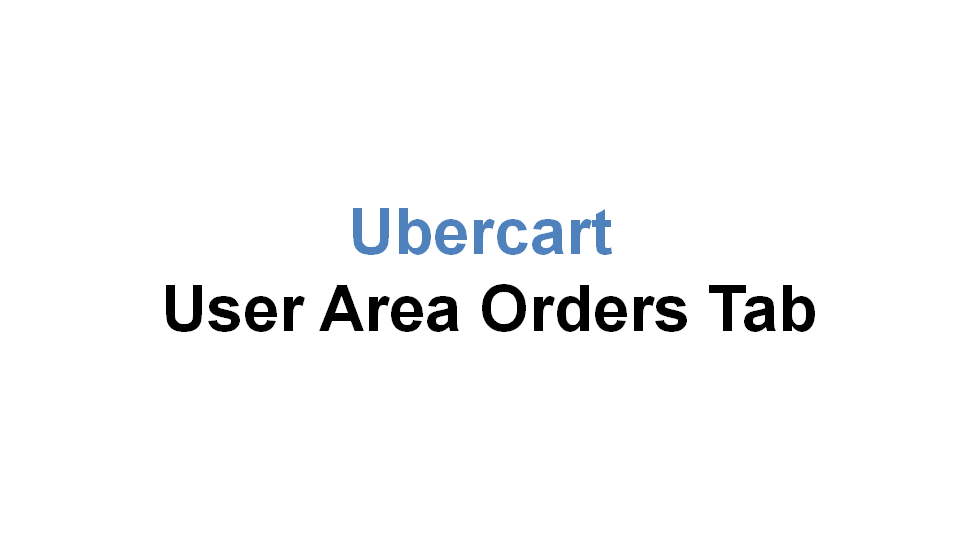 ubercart_user_area_orders_tab